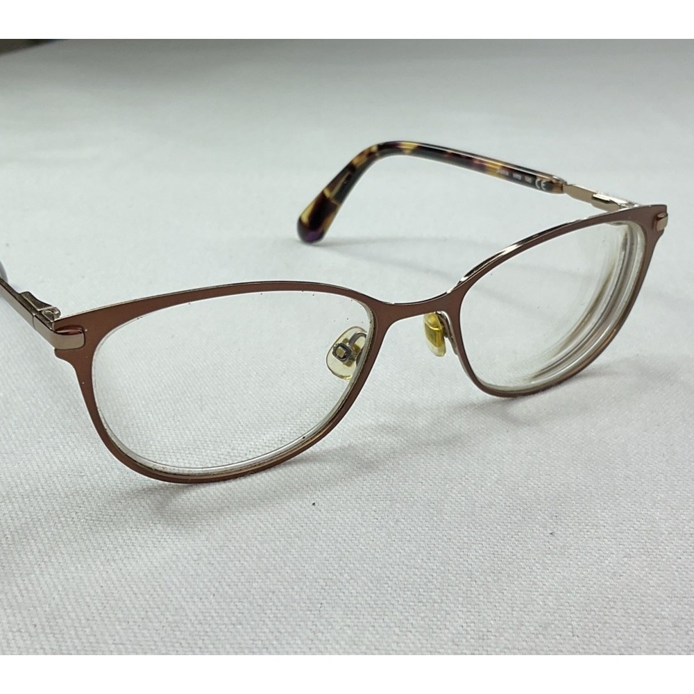 Kate Spade Jabria Eyeglasses Frames Womens 51-17 Rose Gold Havana Tortoise